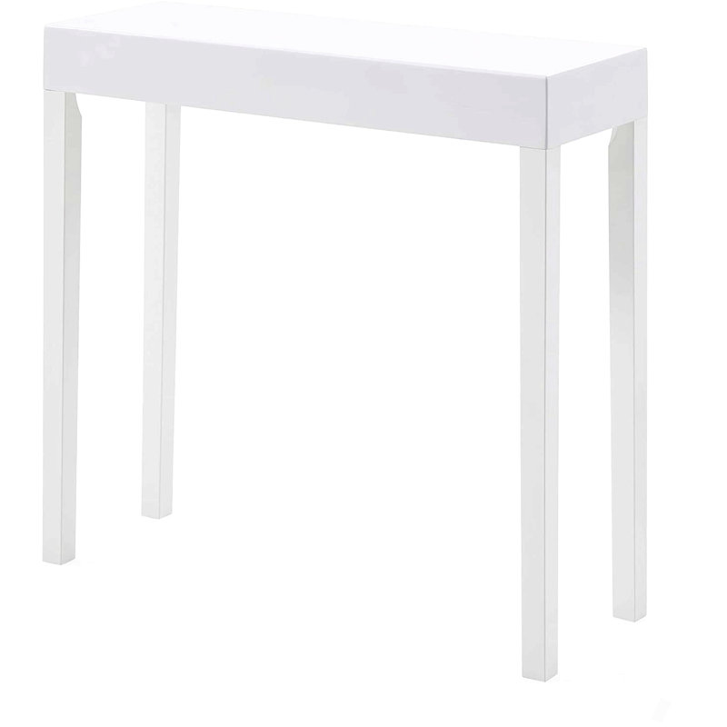 Console moderne, canapé Amy, blanc