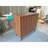 31.5" Farmhouse Buffet With Paper Clip Design For Entryway