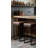 Black Bar Stool Leather