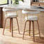 Tabourets de bar pivotants en similicuir (ensemble de 2)-315472559