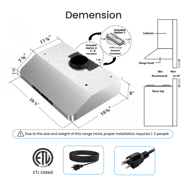 Dimensions du produit