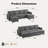  108.6" Modern 4-Seater Pull Out Sofa Bed U-Shaped Sofa Couch with 2 Storage Chaise-2139477050