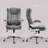 HOMCOM Executive Office Chair with Padded Flip-up Arms,Microfiber High Back Desk Chair,Swivel Computer Chair with Adjustable Height and Tilt Function,Gray-2038576148