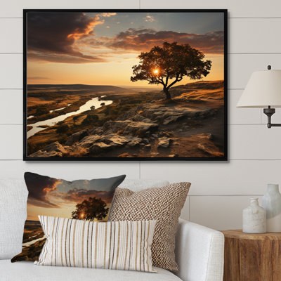 «Brown Sky Harmony» sur impression sur toile