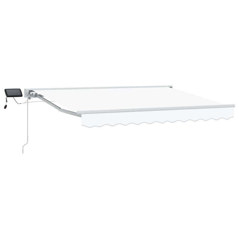 VidaXL Retractable, White, Solid Color, 250cm W x 200cm D
