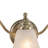 Moyer 3-Light 19 inch Wide Antique Brass Gold Traditional Bathroom Vanity Lighting Fixture, White Alabaster Glass Shade, Dimmable, LED Compatible, Over the Mirror Mounted Steel Wall Sconce-699031862