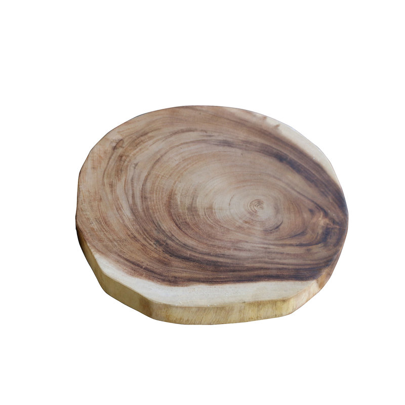 Dalle ronde en bois de suar
