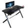 Inbox Zero 48in R-Shaped Gaming Desk with Mouse Pad