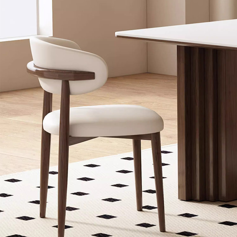 Simple fashion modern rectangular dining table set, 29.5"H x 55.1"L x 31.5"W