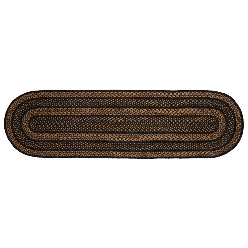 Anzla Geometric Oval Table Runner, 48" L x 13" D