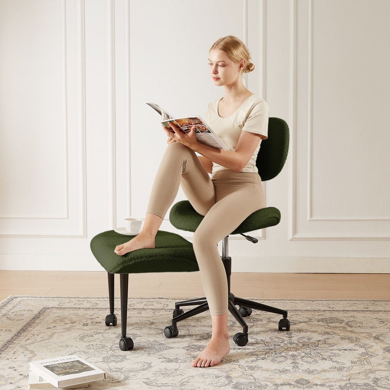 Chaise de bureau Teddy, Vert