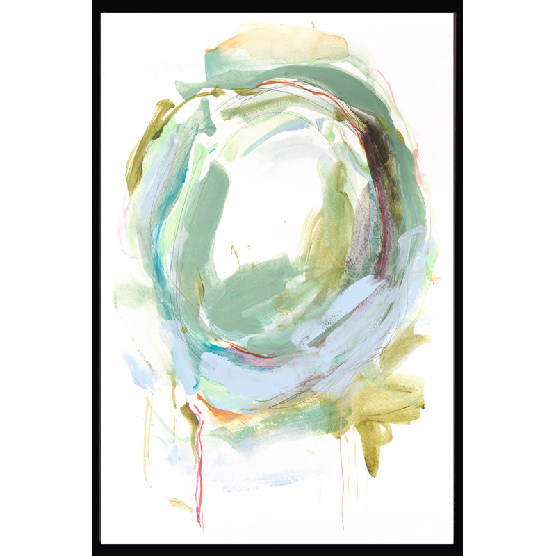 Circular Conclusions I Painting, Black Framed