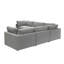 Canapé modulaire en lin 108 po Judith-61482831