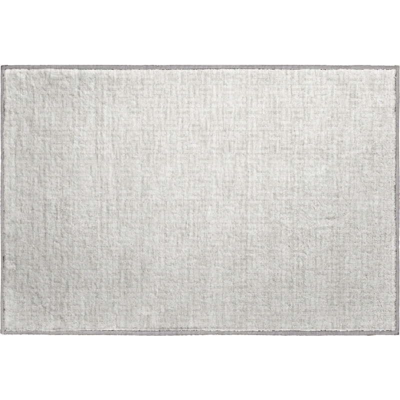 Premium Machine Washable Prisco Ivory Rug, Rectangle 1'8" x 2'6"