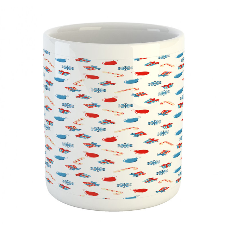 Grande tasse à café à cadres décoratifs en cônes