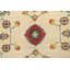 Tapis oriental floral Kazak noué à la main 3 x 5