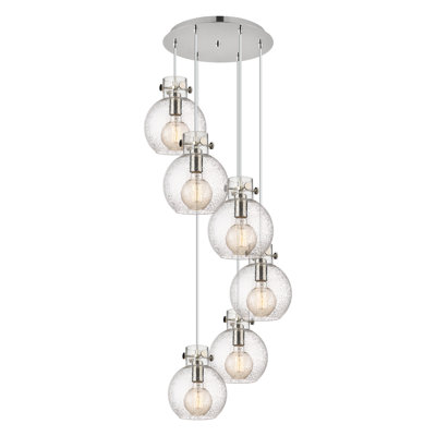 Luminaire suspendu sphère 6 lumières Amrith
