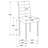 Garza 5-Piece Rectangular Dining Table Greige Oak