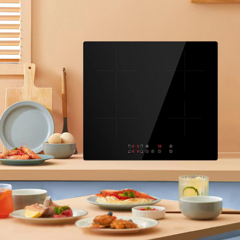 7000W Built-in Touch Control Electric Induction Ceramic Hob 4 Zone Cooker