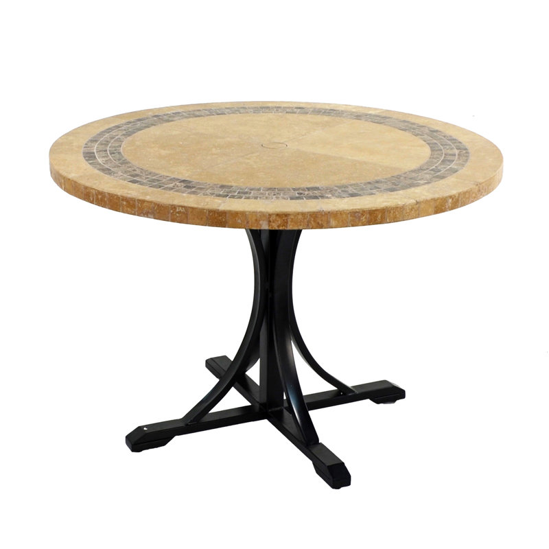 Buchholtz Round Marble Dining Table