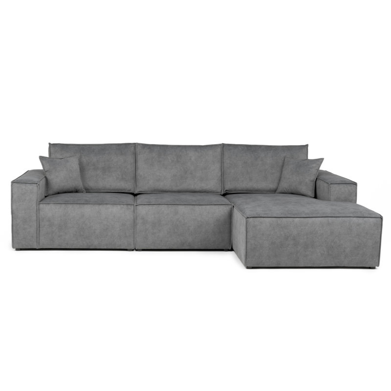 Alazne 4 Seater Sofa & Chaise, Right Hand Facing