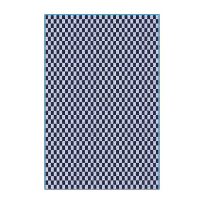 Performance Wool Checkered Indoor Rug