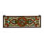 Victorian Evelyn in Topaz Transom Stained Glass Window