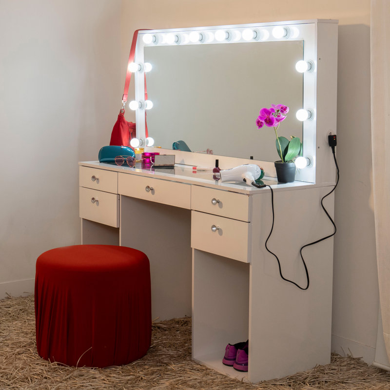 Ensemble coiffeuse Boahaus Elina