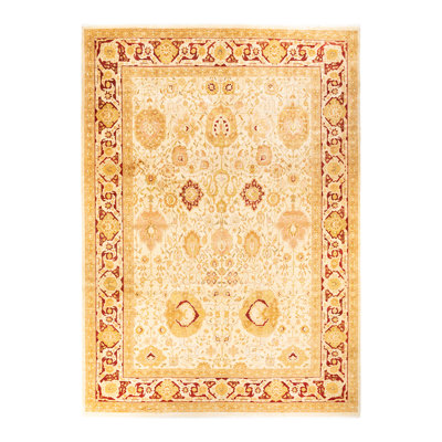 Hinaea One-of-a-Kind 10' 1" X 14' 6" 2000s Wool Area Rug in Ivory