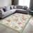 Pink Rose Floralarea rugs for Living Room, Soft and Comfortable, Suitable for all seasons, easy to maintain, machine washable Indoor floor mat, Under Table Farmhouse suitable for Bedroom, Dining Room, Study, Patio, Balcony, Home Decor-1649348652-1649916459