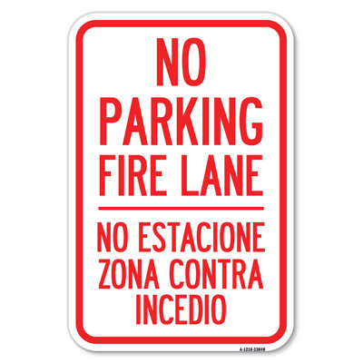 No Estacione Zona Contra Incendio/23848