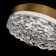 Bramble 1 Light Crystal LED Flush Mount