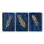 Golden Feather I - Toile tendue avec châssis sur mesure - 3 pièces-1363920454