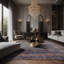 Tapis gris soyeux et moelleux-100910051