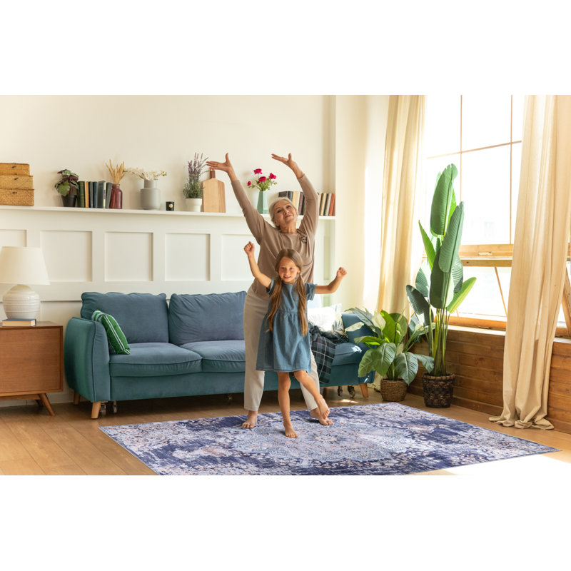 Ombre Cotton and Chenille Flatweave Area Rug, 60 x 100 cm
