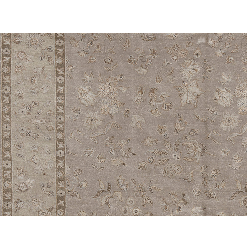 Hand Knotted Silk and Wool Indoor Rug