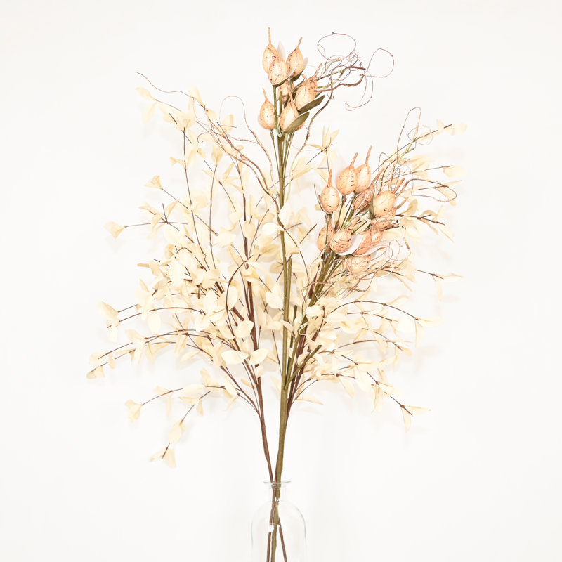 36 po branche d'eucalyptus artificiel séché pour remplissage de vase