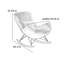 Chaise berçante ergonomique et confortable
