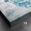 Marine Lifes In The Sea Jellyfish under the Sea with Shells Amphibians Beach - reproduction d'art sur toile tendue-74177705