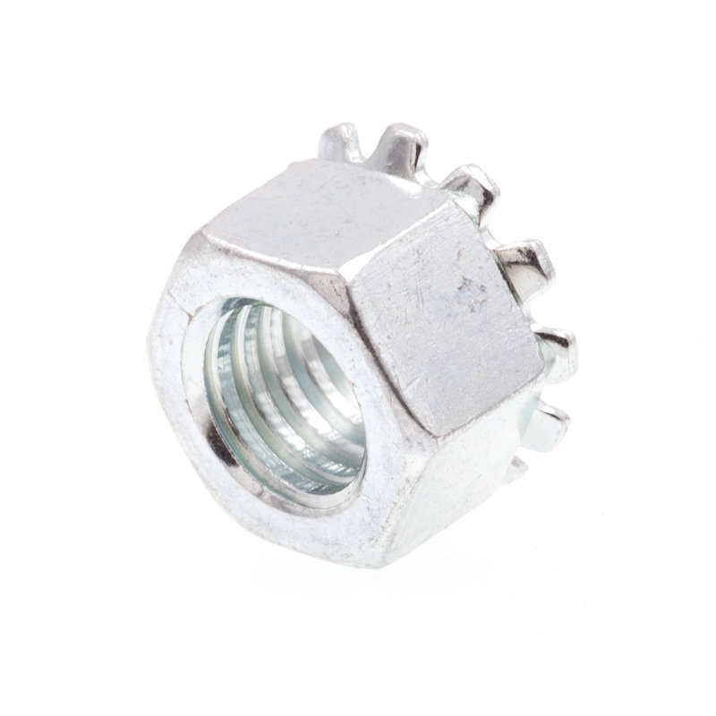 Écrous de verrouillage, H 6,15 po x l 3,95 po x P 0,75 po, Plaqué zinc