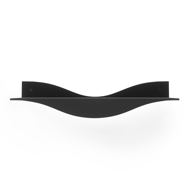 Hazeleen Surf Shelves (Set Of 2) Black, Black