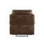 Ensemble de salon inclinable 3 pièces Brown Leather-Gel Match