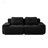 82 Inch Modern L-Shaped Modular Sectional Sofa For Living Room, Deep Seating With Pearl-Like Piping, Tufted Design, No Assembly Required, Anti-Slip Design-1620839442