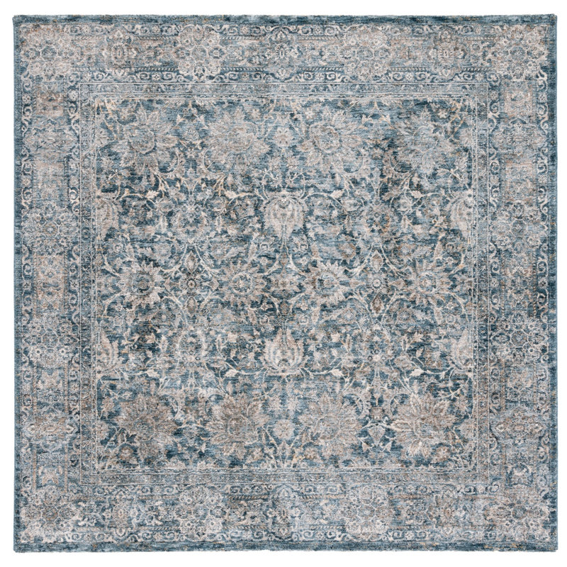 Avelyn Performance Oriental Rug, Square 6'4"