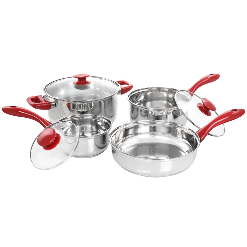 7 Piece Stainless Steel Cookware Set