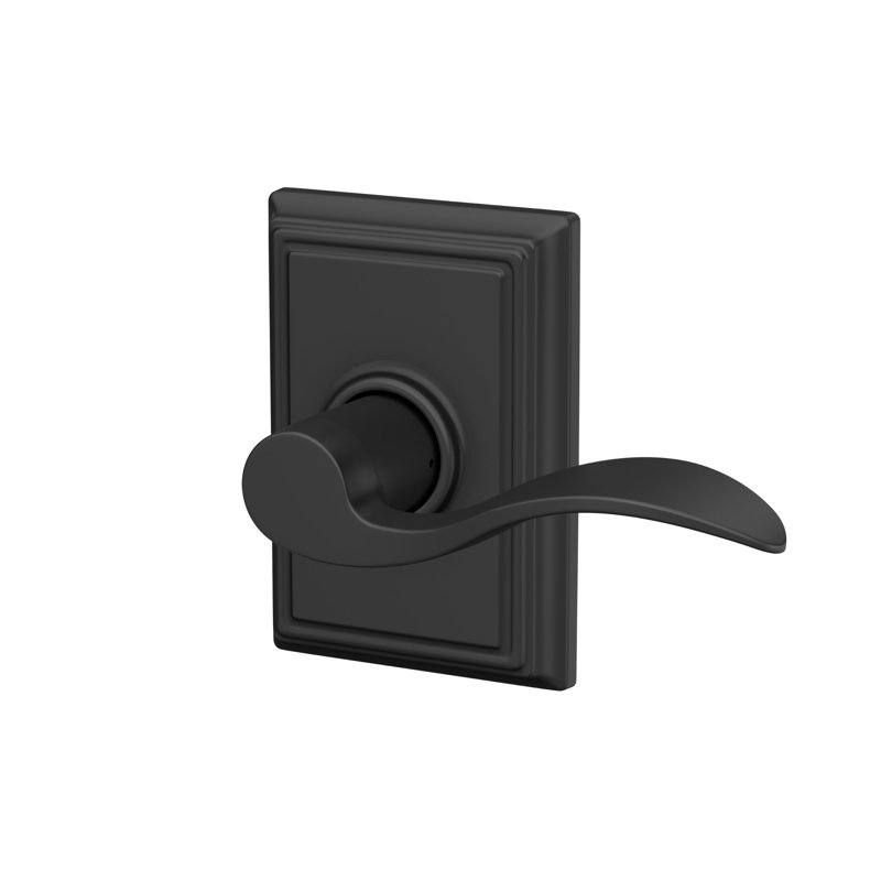 Poignée de porte décorative avec rosette Addison, Laiton antique