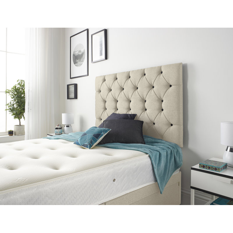 Copple Divan Bed Base, Natural, Super King (6'), No Drawer