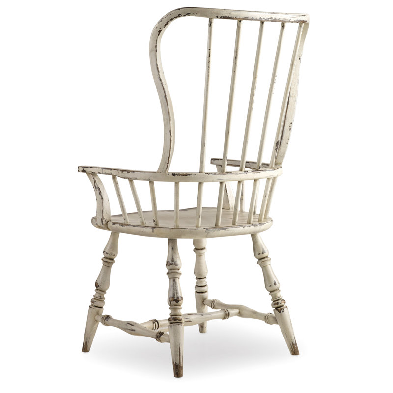 Fauteuil à dossier Sanctuary Windsor, Blanc craie rétro