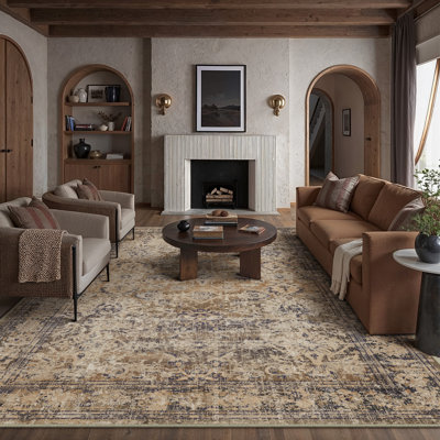 Lillian Brown Vintage Area Rug