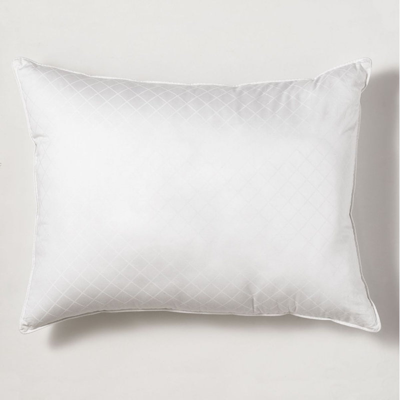 Standard White Diamond Luxe Down-Alternative Pillow